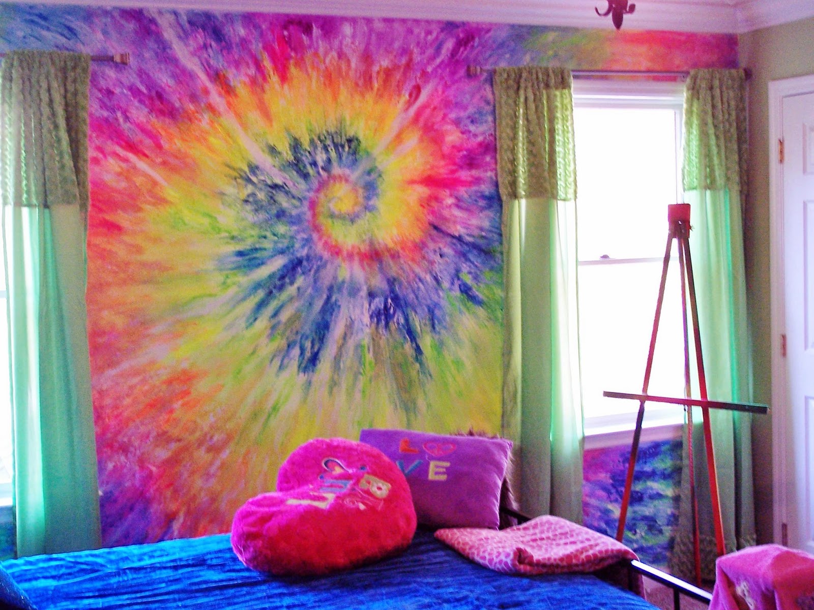 Tie Dye Room Themes - HD Wallpaper 