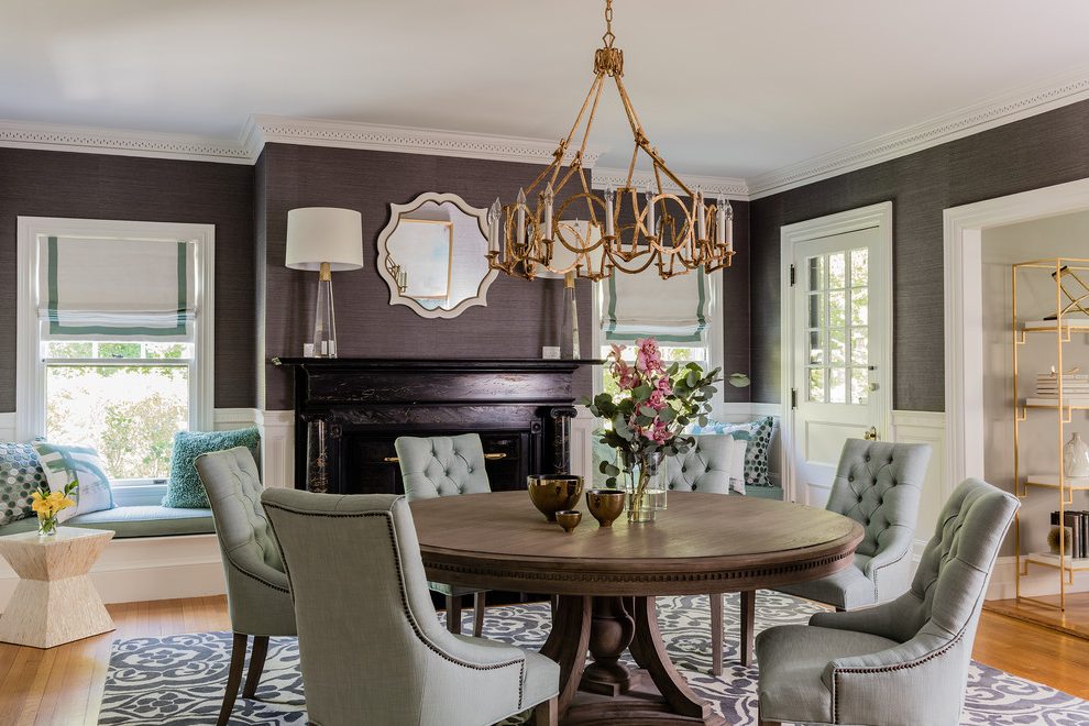 Boston Gray Grasscloth Wallpaper With Arms4 Leg Counter - Kenneth James 2693 30235 - HD Wallpaper 