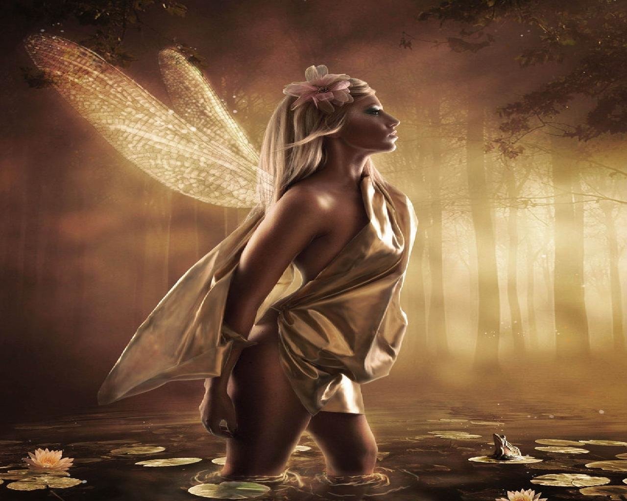 High Resolution Fairy Hd Background Id - Fantasy Wallpapers Fairy - HD Wallpaper 