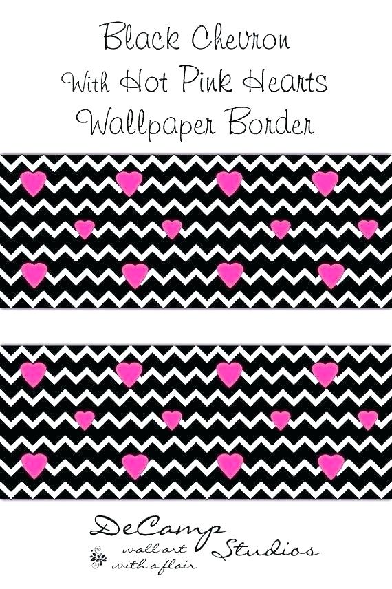 Black And Hot Pink Wallpaper Border - HD Wallpaper 
