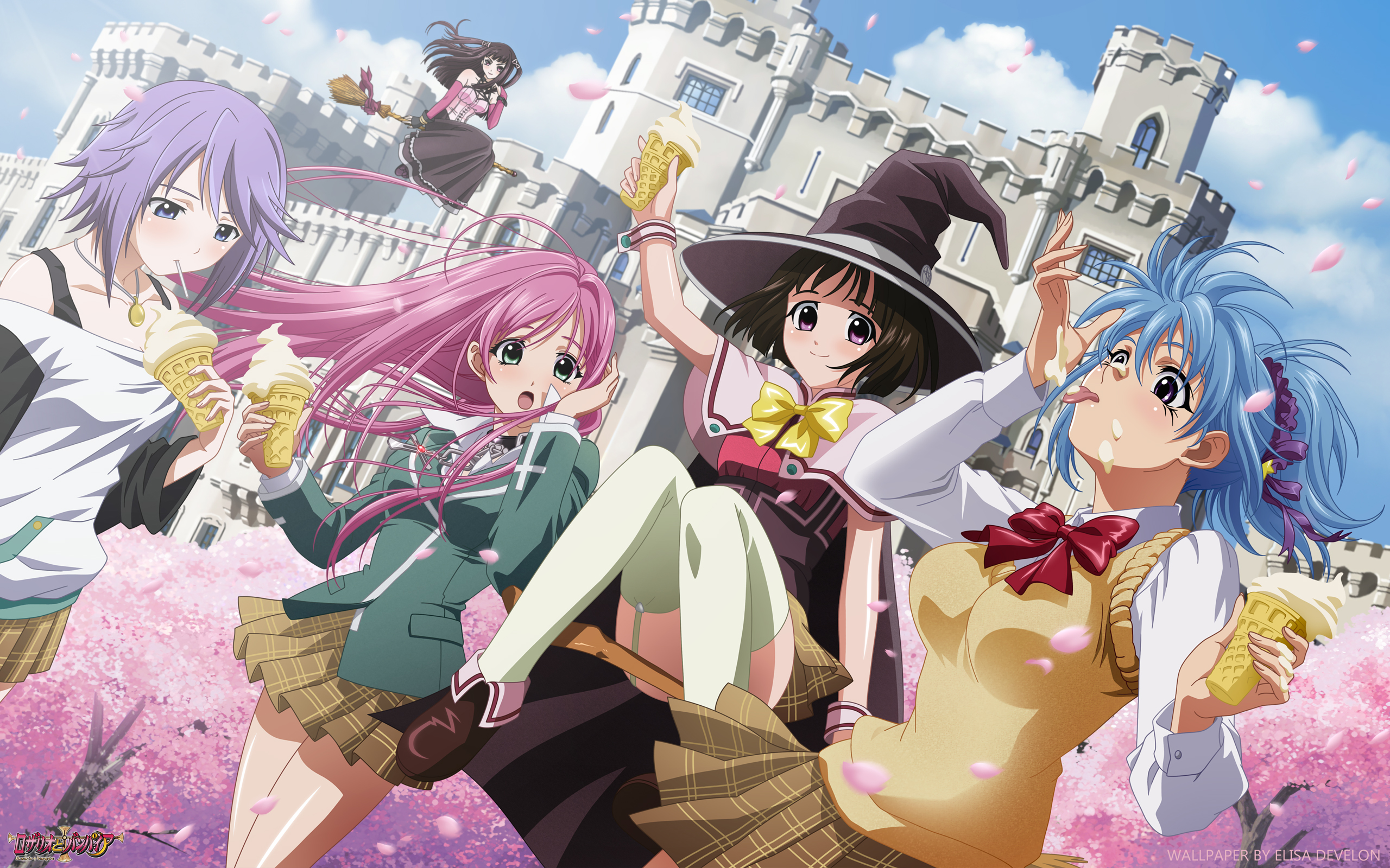 Rosario Vampire Wallpapers Download - HD Wallpaper 