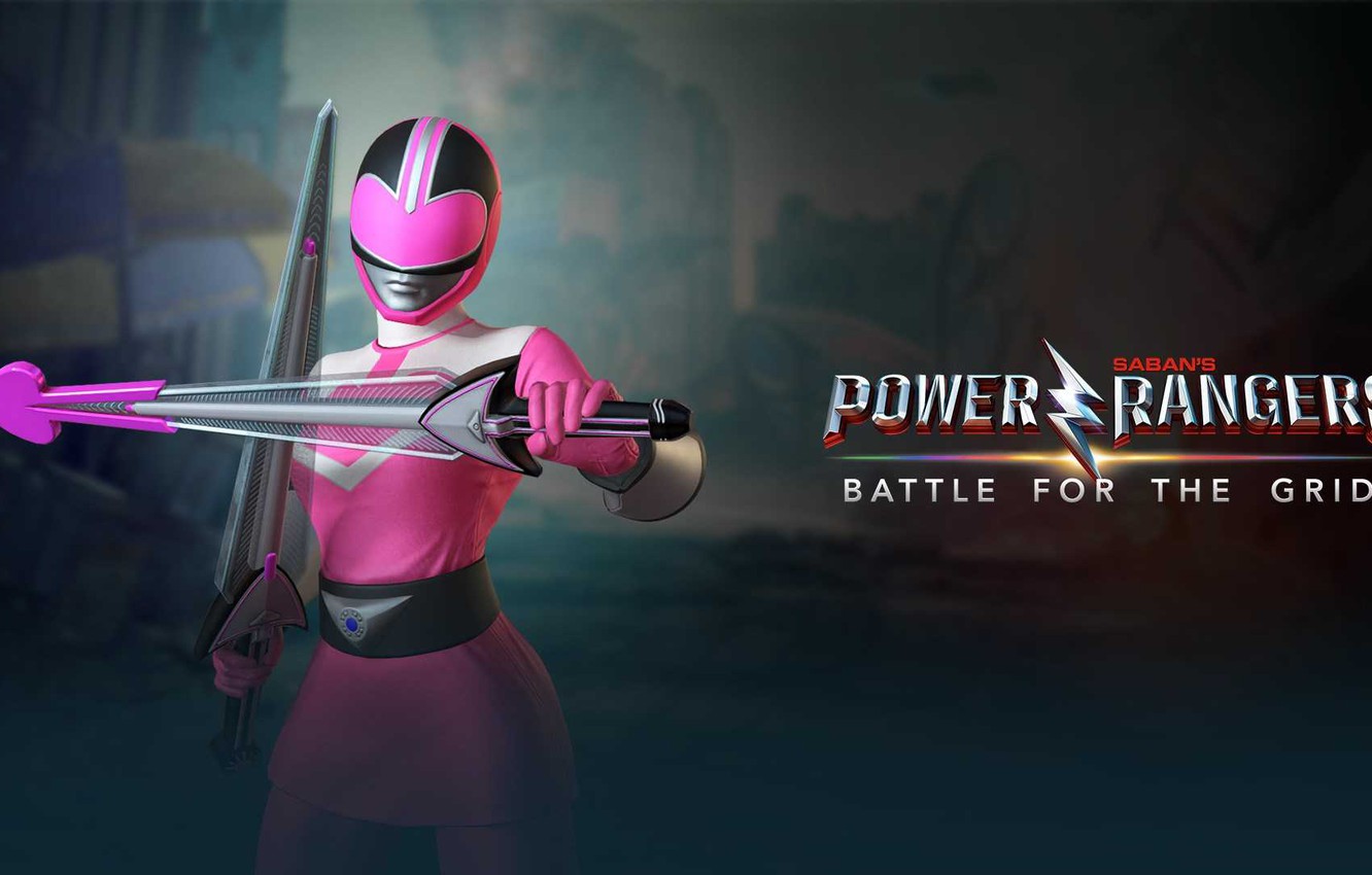 Photo Wallpaper Game, Weapon, Pink, Warrior, Swords, - Power Rangers Battle For The Grid Jen - HD Wallpaper 