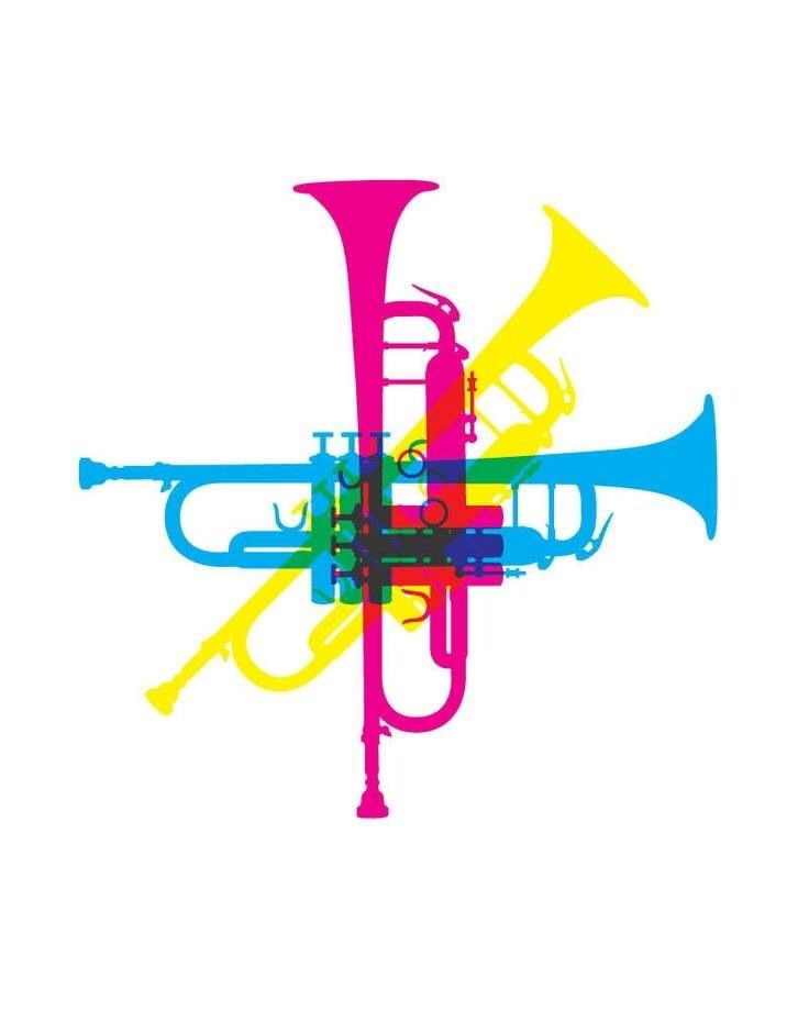 Crossed Trumpet - HD Wallpaper 