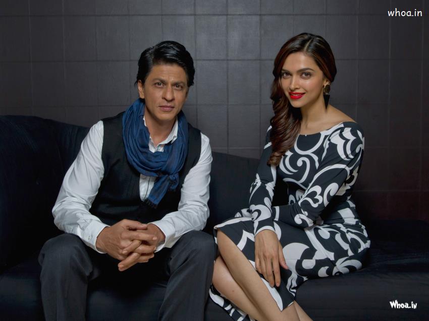 Shah Rukh Khan And Deepika Padukone Hd Wallpaper - Deepika Padukone And Srk - HD Wallpaper 