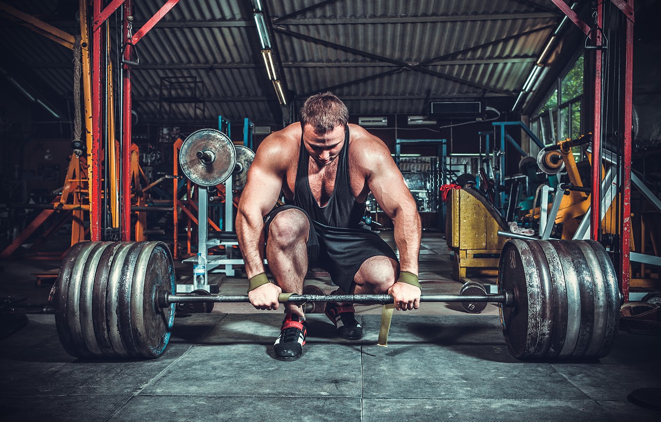Photo Wallpaper Pose, Gym, Weightlifting - Best Deadlift - HD Wallpaper 