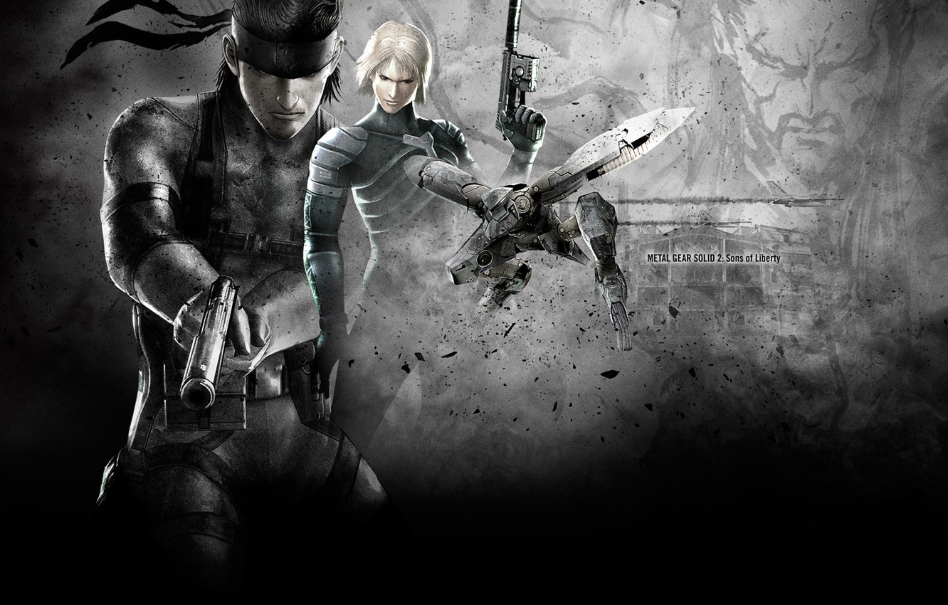 Photo Wallpaper Wallpaper, Solid Snake, Raiden, Metal - Metal Gear - HD Wallpaper 