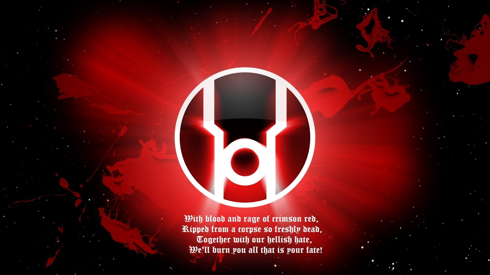 Red Lantern Corp Logo - HD Wallpaper 