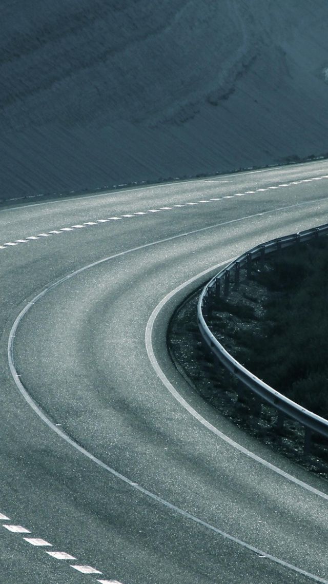 Road, 4k, 5k, Hd Wallpaper, Turn, Abstract, Track - Freeway - HD Wallpaper 