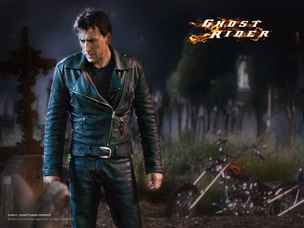 Ghost Rider - Ghost Rider Nicolas Cage Marvel - HD Wallpaper 