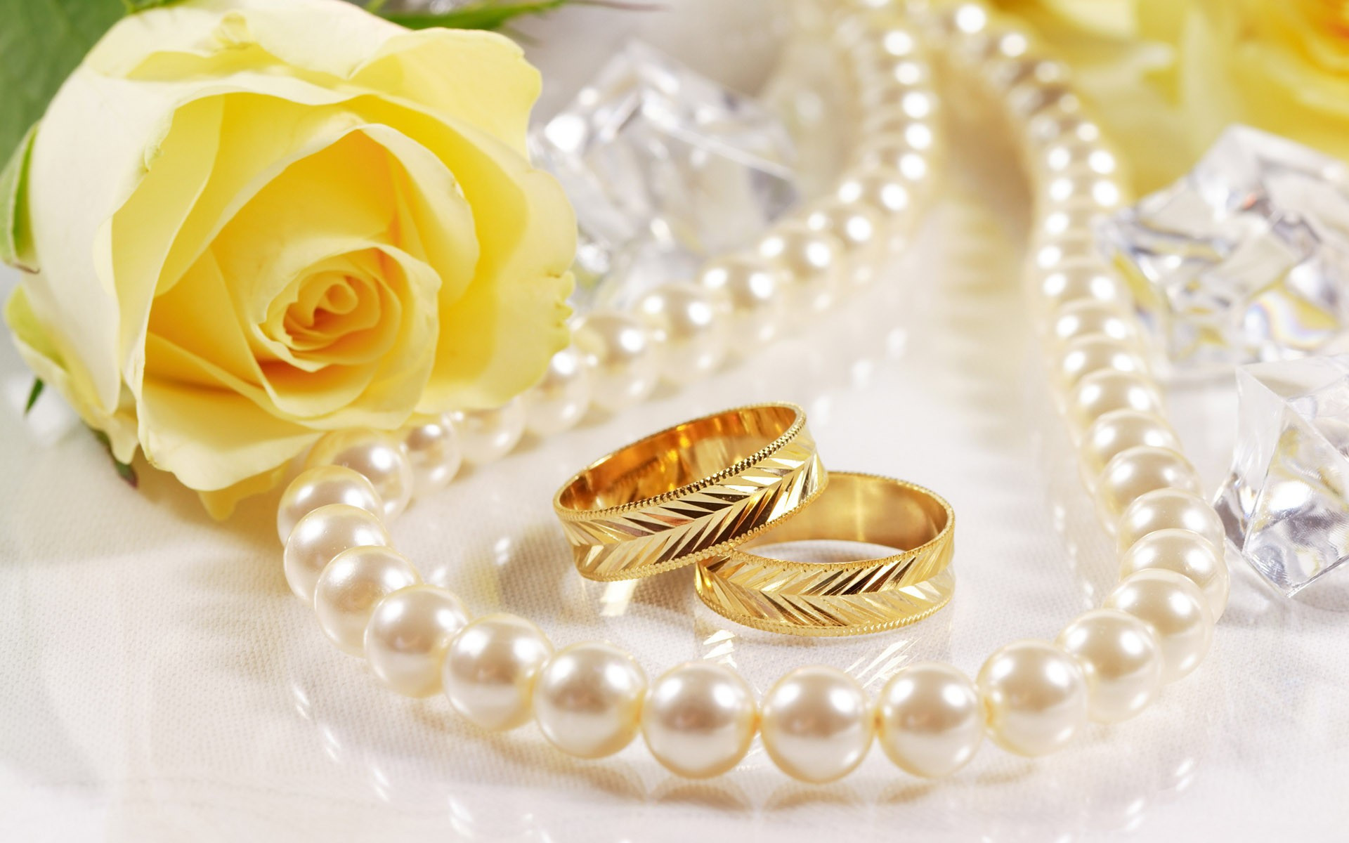Wedding Ring And Flower Rose Wallpaper Hd 11 High Resolution - Wedding