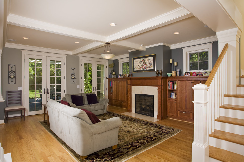 Fair Oaks With San Francisco Chimney Cleaners Living - Craftsman Living Room Designs - HD Wallpaper 