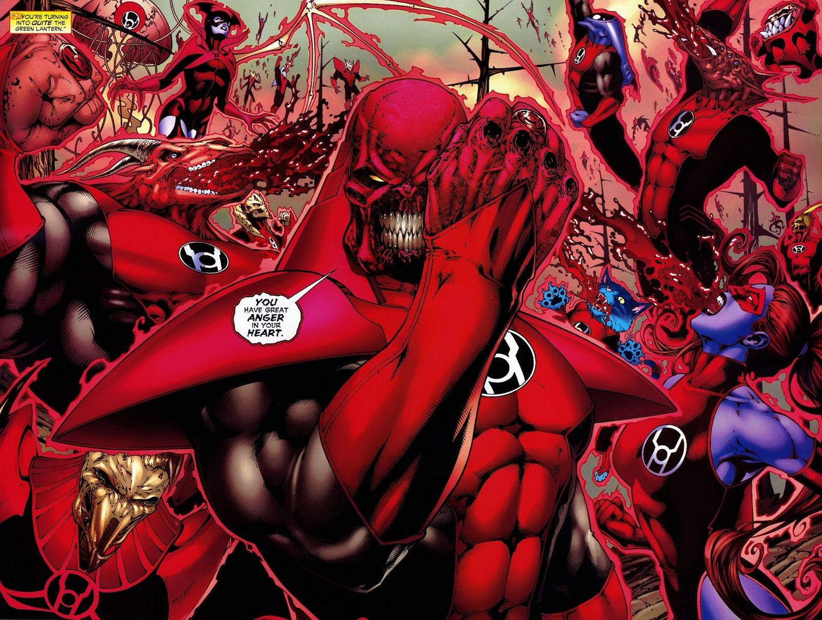 Red Lantern - HD Wallpaper 