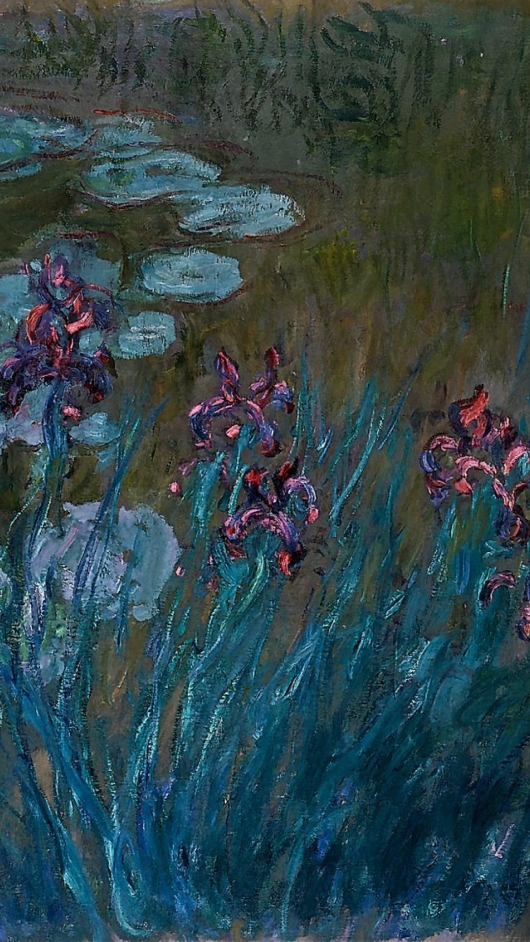 Water Lilies Claude Monet Paintings - HD Wallpaper 
