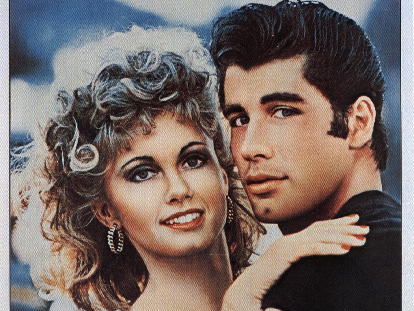 Grease Drawings Danny And Sandy - HD Wallpaper 