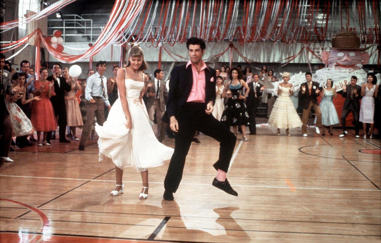 Download Hd Grease Desktop Wallpaper Id - Grease Movie Dance Scene - HD Wallpaper 