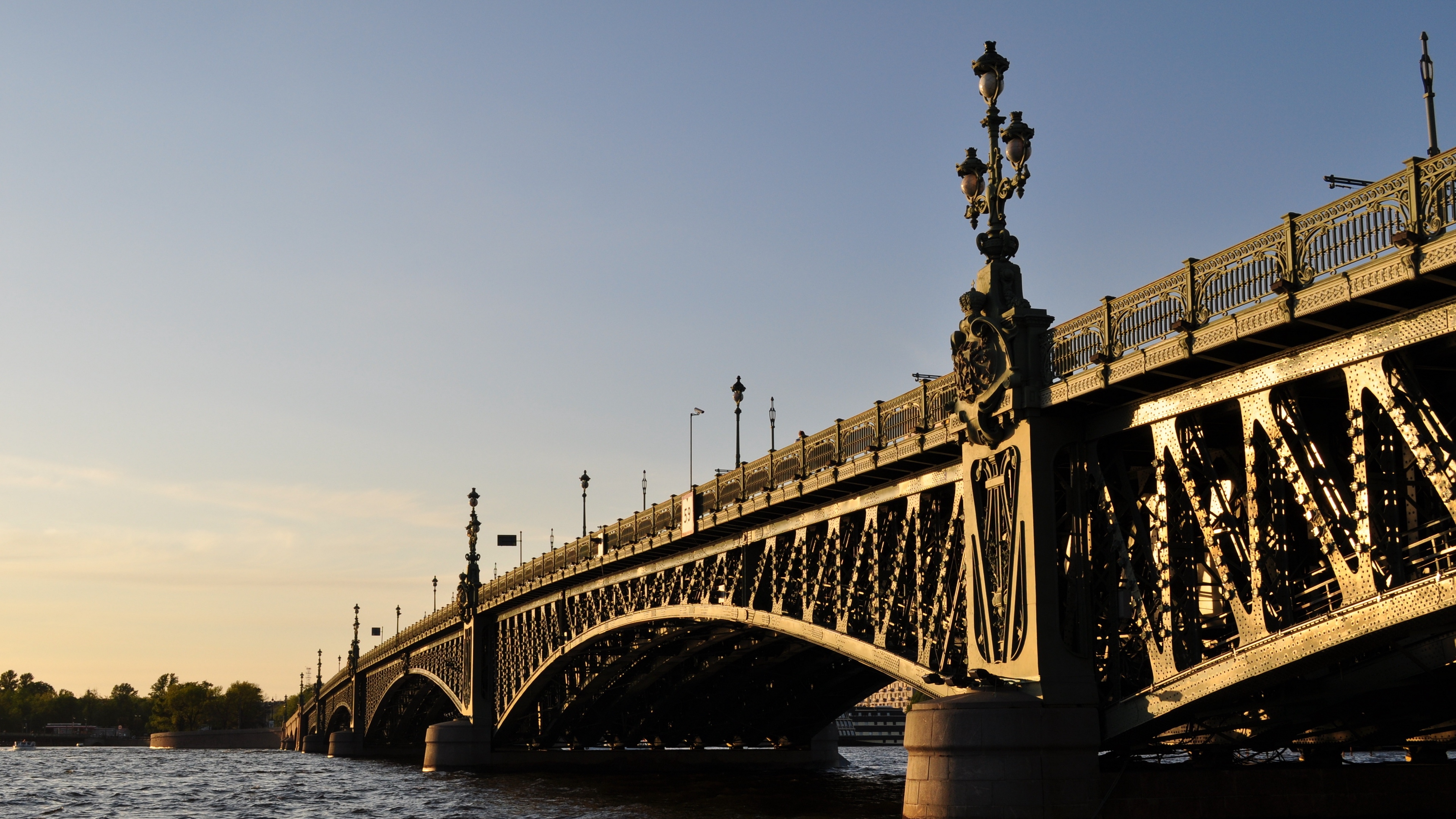 Wallpaper Bridge, River, St Petersburg - St Petersburg - HD Wallpaper 