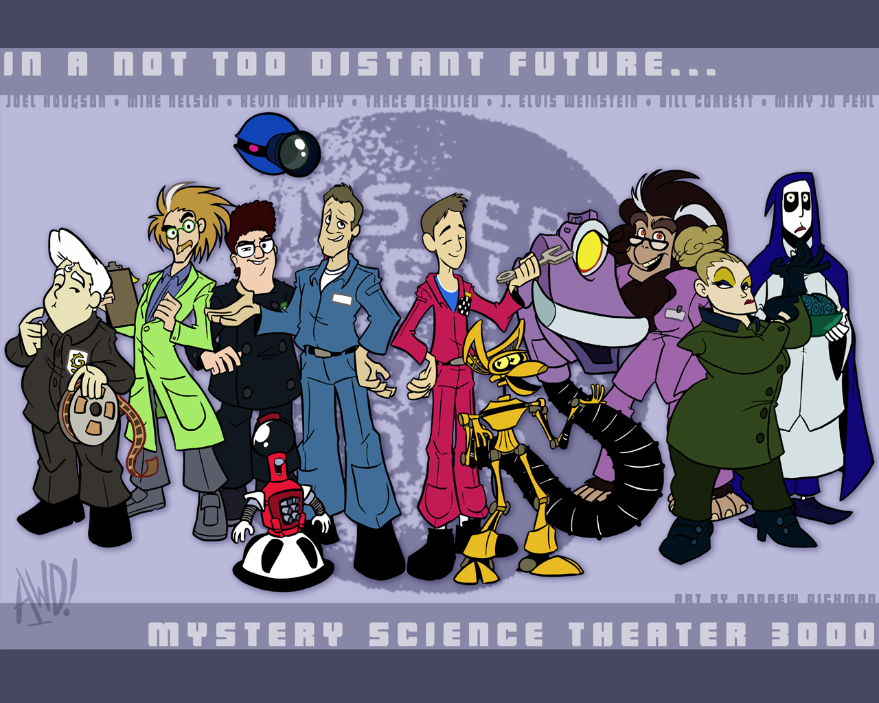 Mystery Science Theater - Mystery Science Theater 3000 Cartoon - HD Wallpaper 