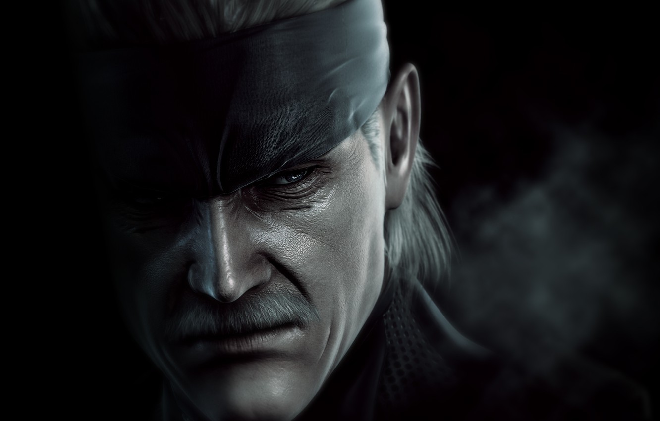 Photo Wallpaper Mustache, Face, Solid Snake, Metal - Michael Jackson Tapety - HD Wallpaper 