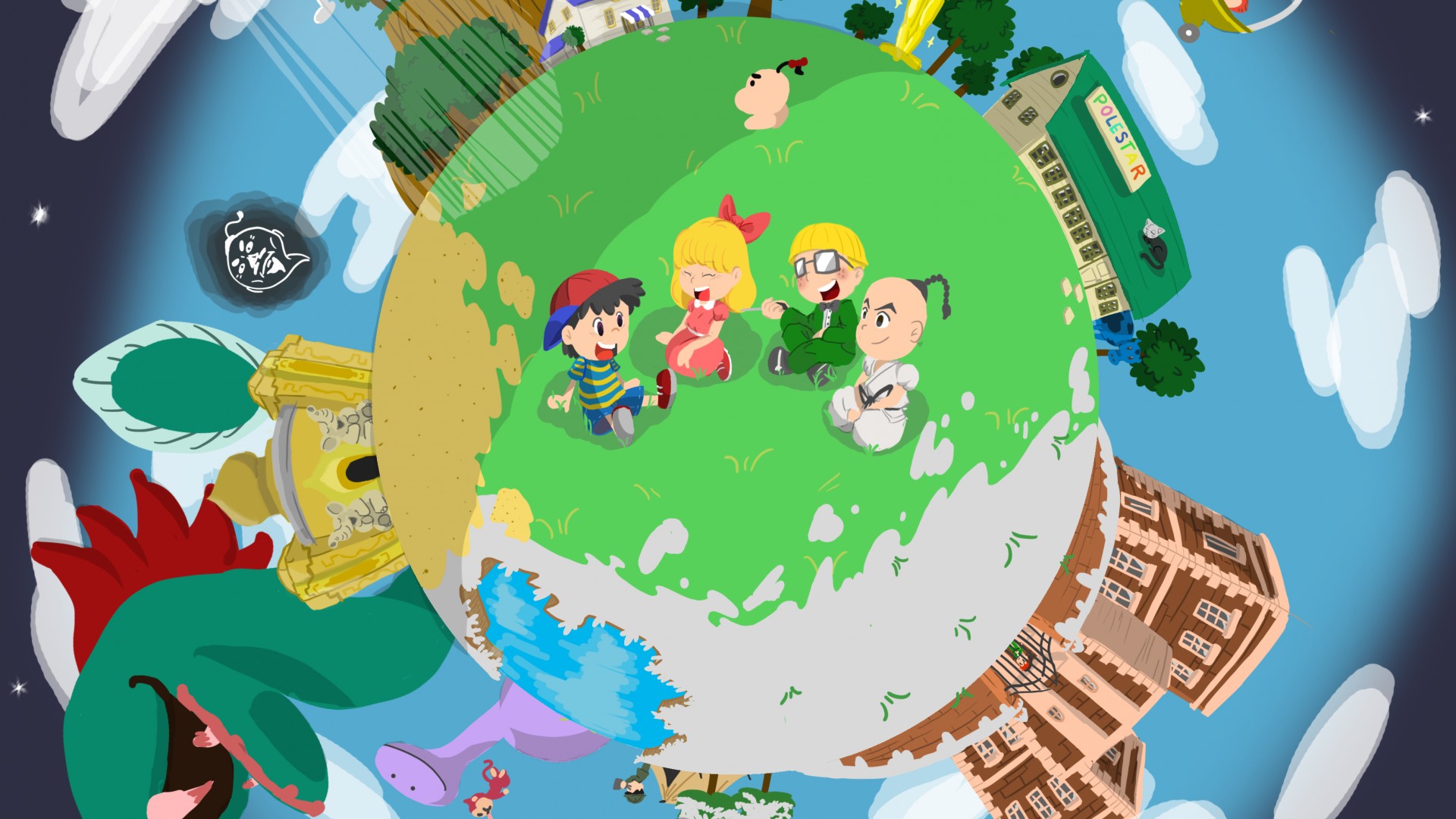 Earthbound Wallpaper Hd 19x1080 Wallpaper Teahub Io