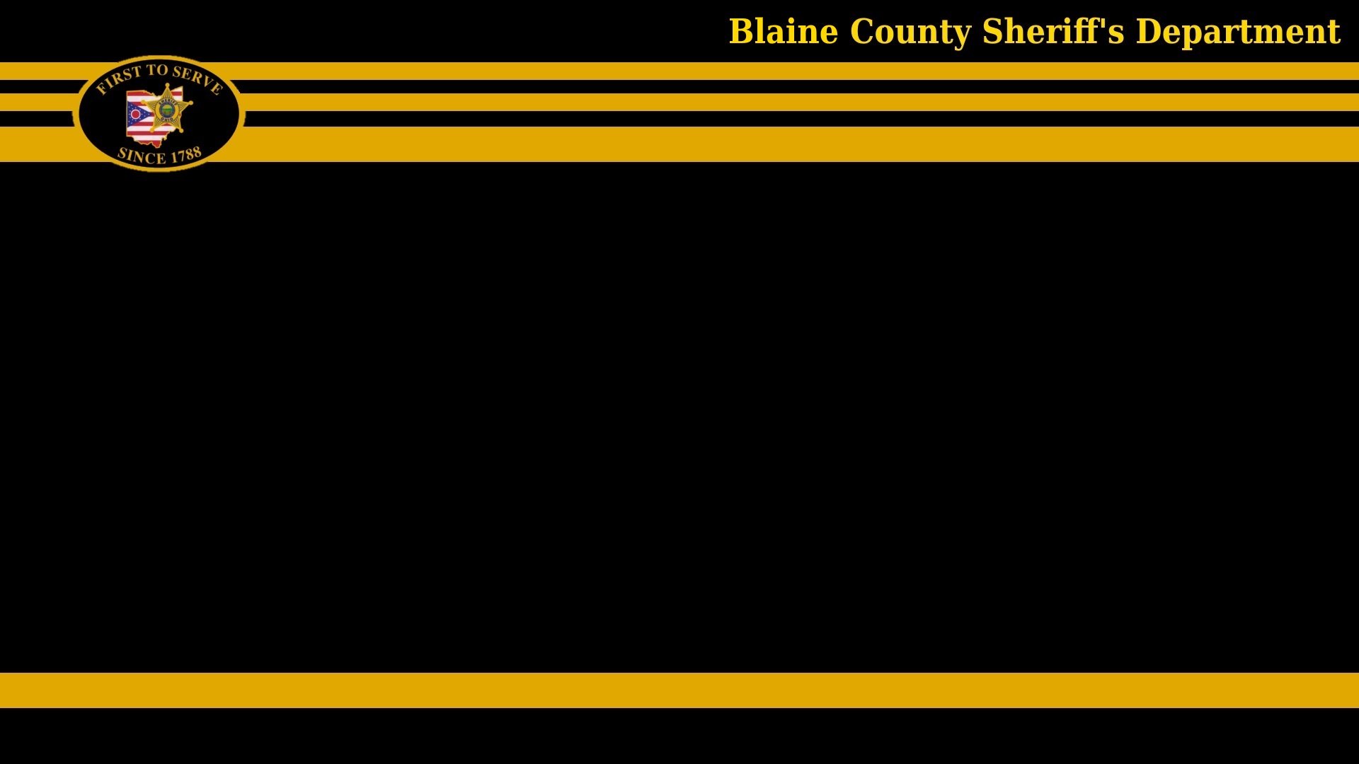 Blaine County Sheriff Computer Background - HD Wallpaper 