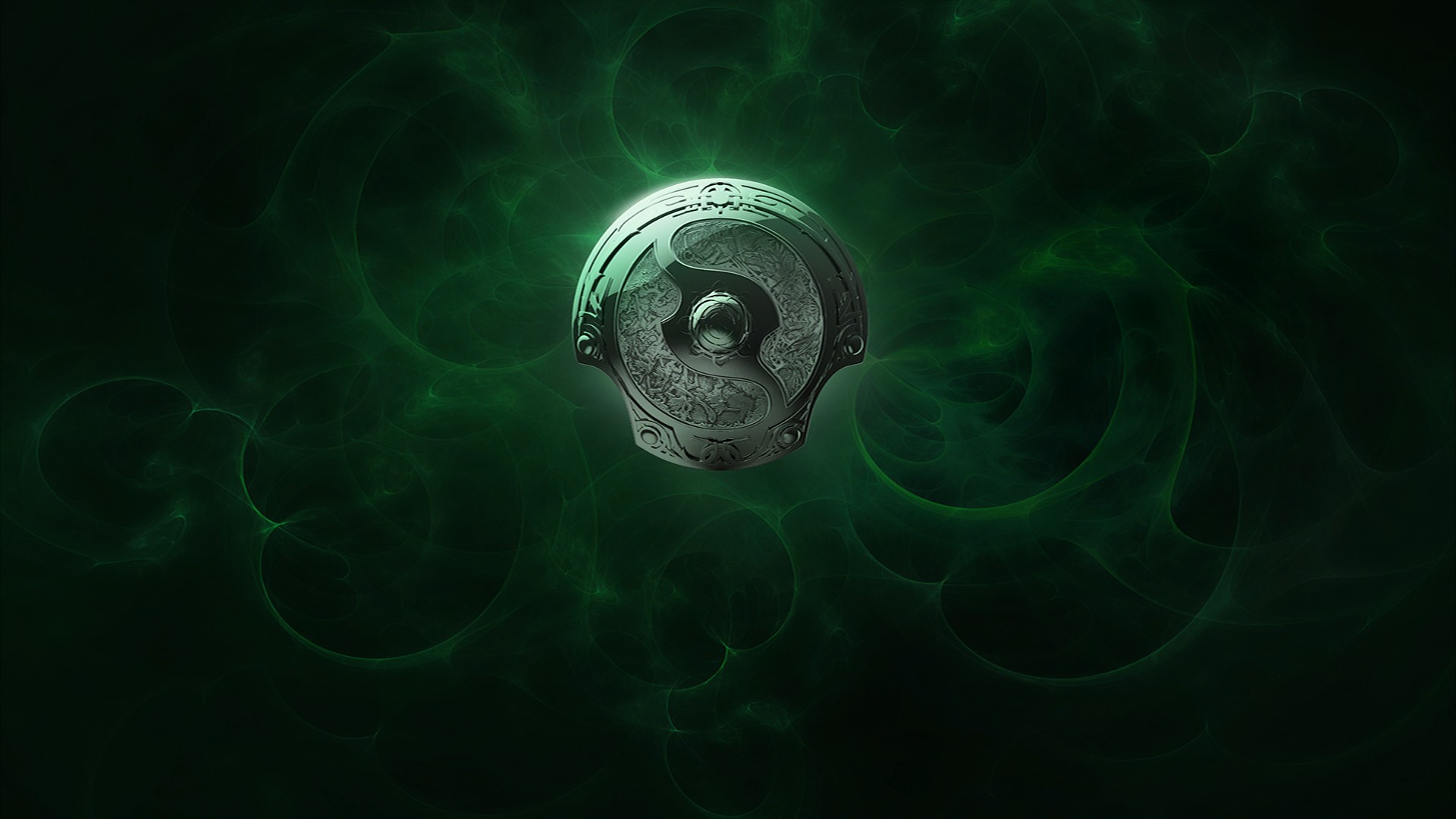 Wallpaper - Dota 2 Ti8 Logo - HD Wallpaper 