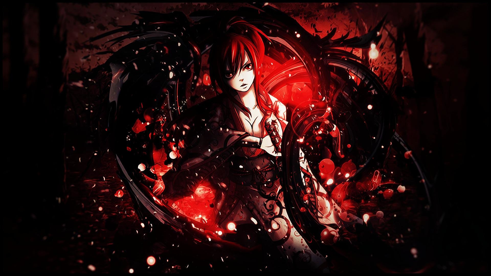Free Download Erza Scarlet Background Id - Fairy Tail - HD Wallpaper 