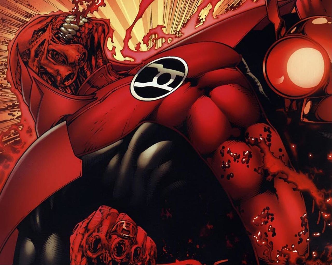 High Resolution Red Lantern Corps Hd Wallpaper Id - Red Lanterns - HD Wallpaper 