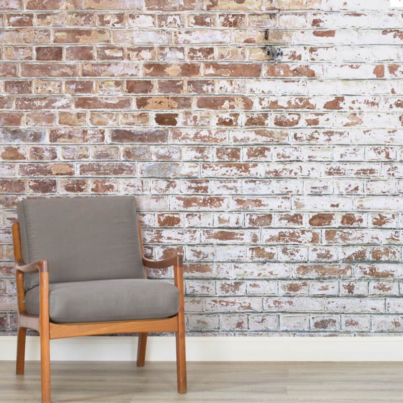 White Painted Brick Wall Texture - HD Wallpaper 