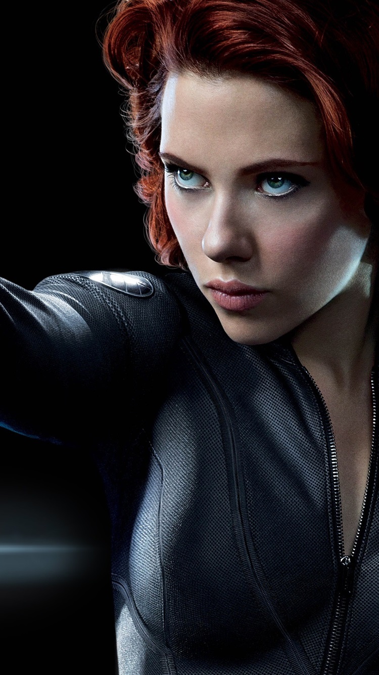 Iphone Wallpaper Scarlett Johansson In The Avengers - Scarlett Johansson Hd Wallpaper Mobile - HD Wallpaper 