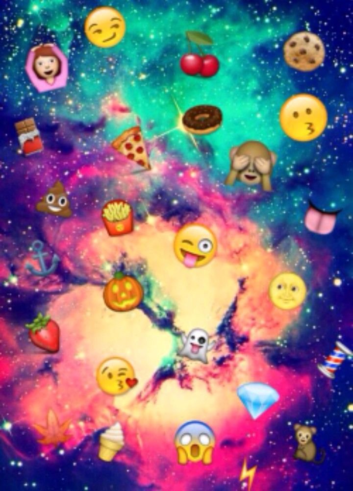 Galaxy Emoji - HD Wallpaper 
