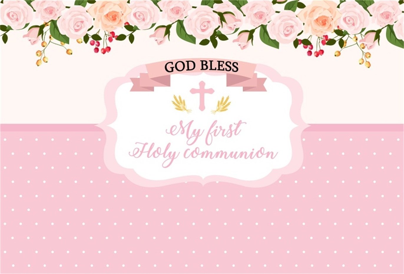 First Holy Communion Backdrop - HD Wallpaper 