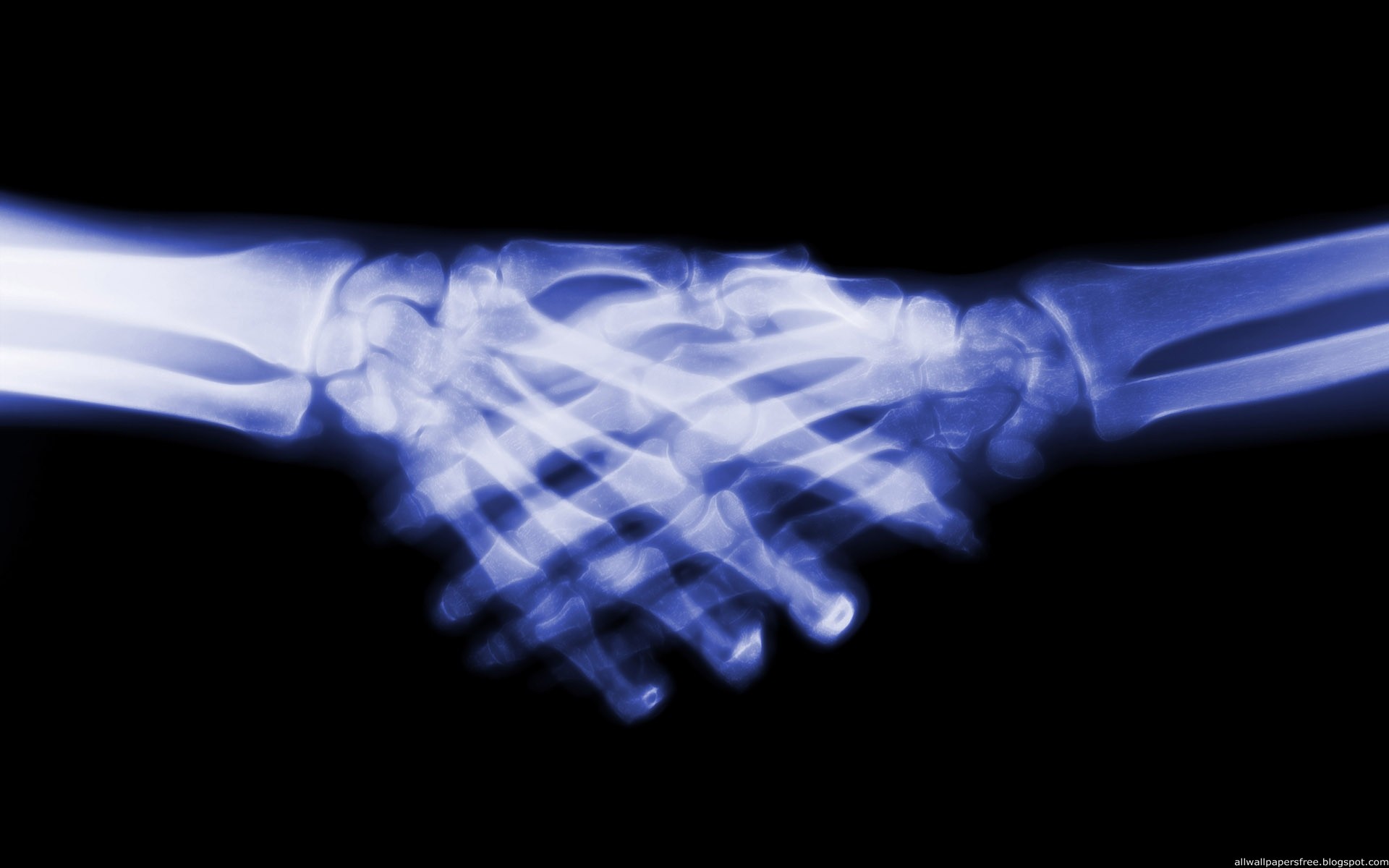 X Ray Wallpaper - X Ray Shaking Hands - HD Wallpaper 