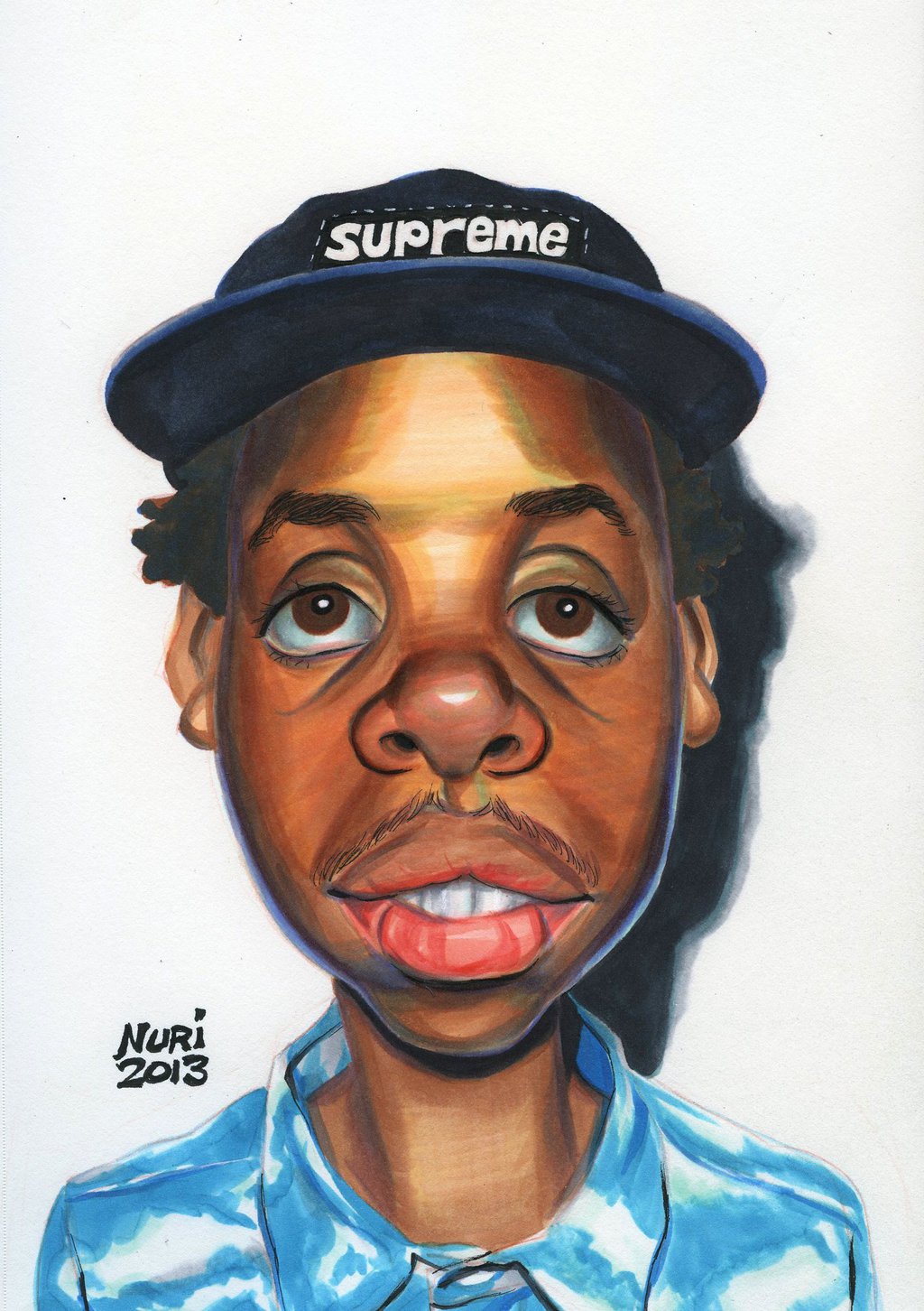Tyler The Creator Caricature - HD Wallpaper 