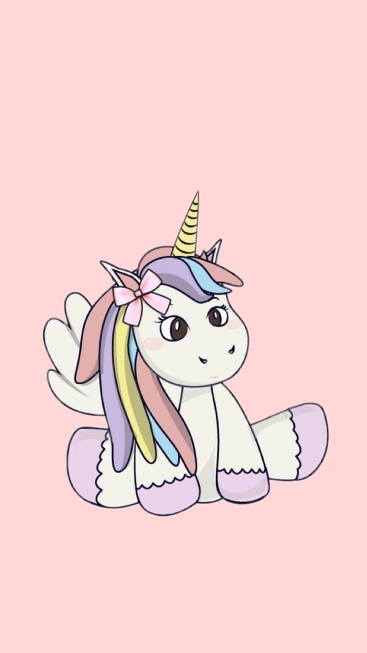 Pink Unicorn, Unicorn Wallpaper, Wallpapers - Cute Baby Unicorn Png - HD Wallpaper 