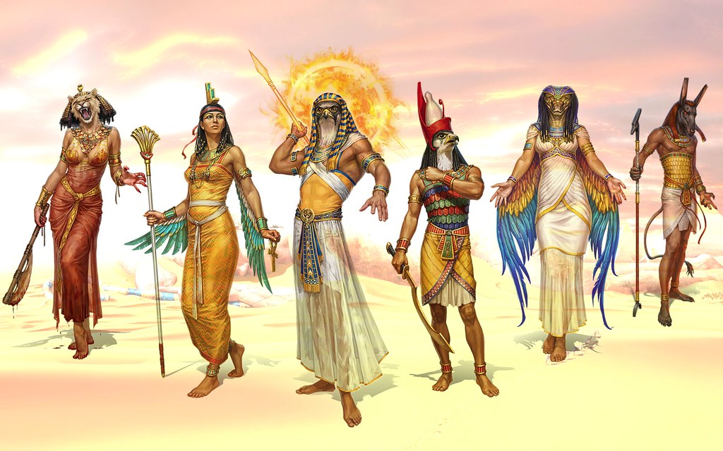 Egyptian Gods - HD Wallpaper 