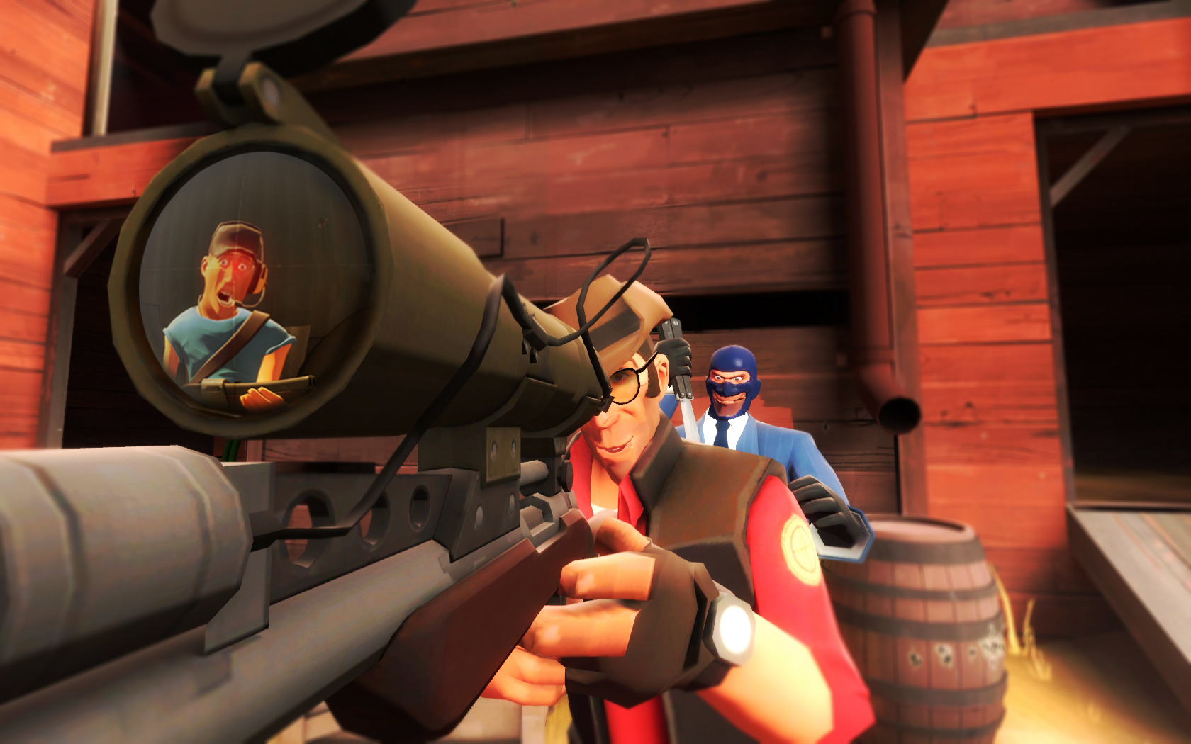 Funny Team Fortress 2 Background - HD Wallpaper 