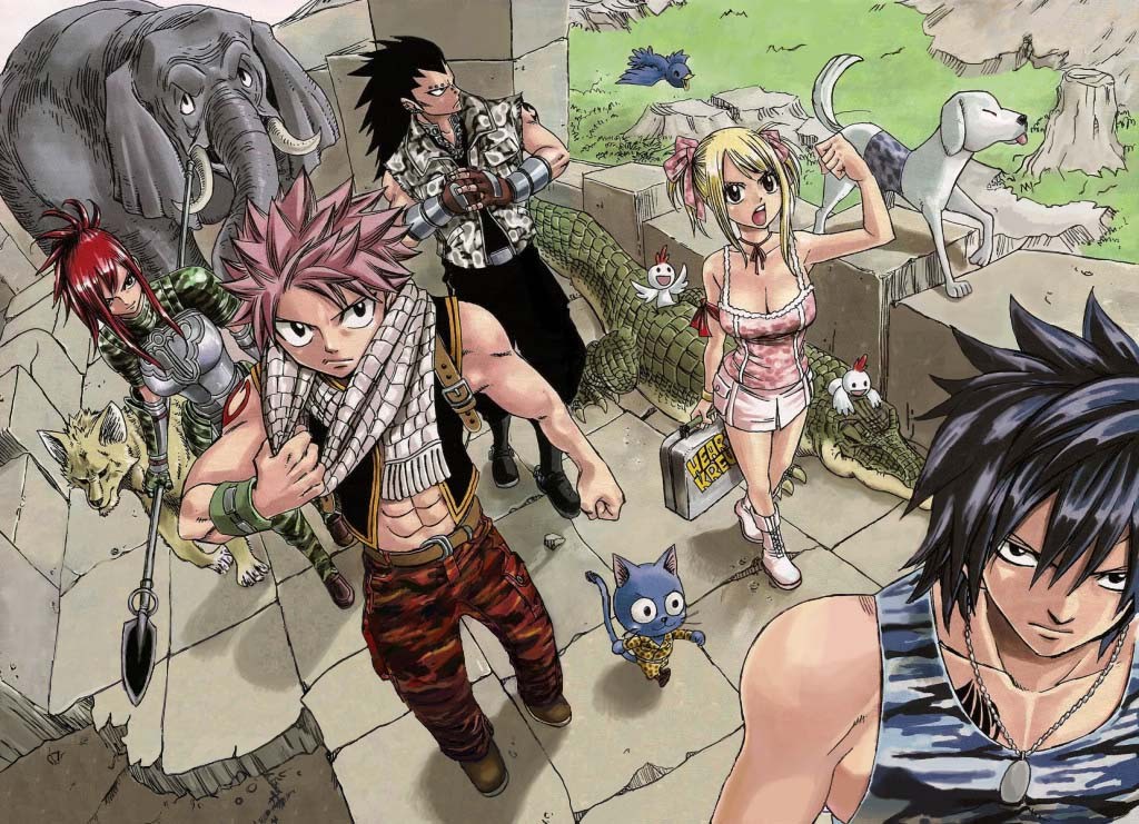 Wallpaper - Fairy Tail Manga Arts - HD Wallpaper 