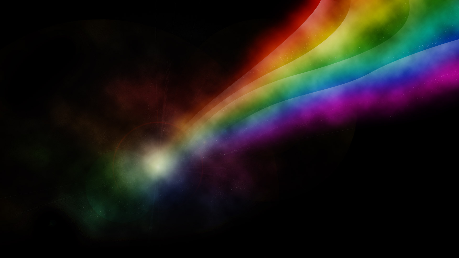Rainbow Backgrounds Hd - HD Wallpaper 