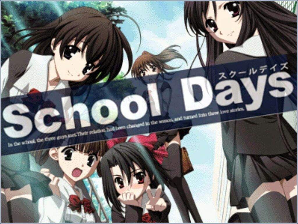 User Uploaded Image - School Days Anime - HD Wallpaper 