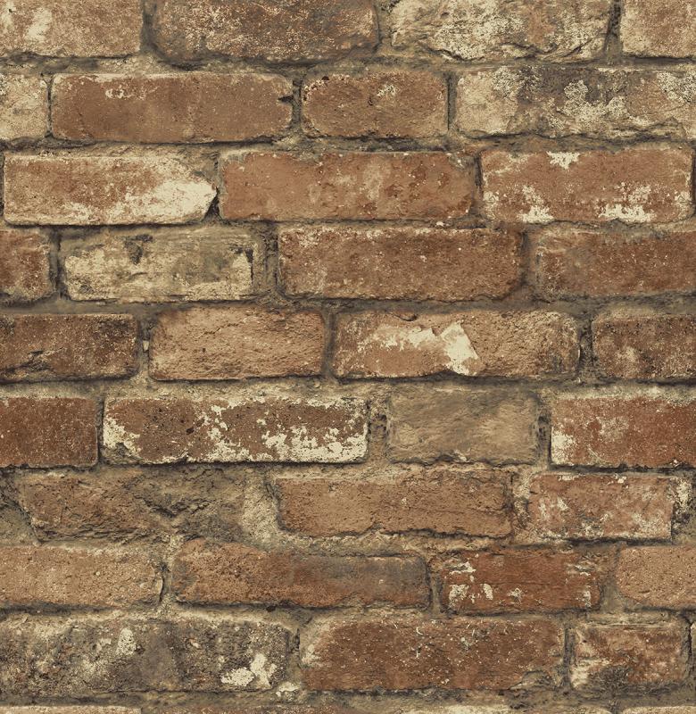 Libra Red Brick Texture 2767 20097 Brewster Wallpaper - Red Bricks Dubai - HD Wallpaper 