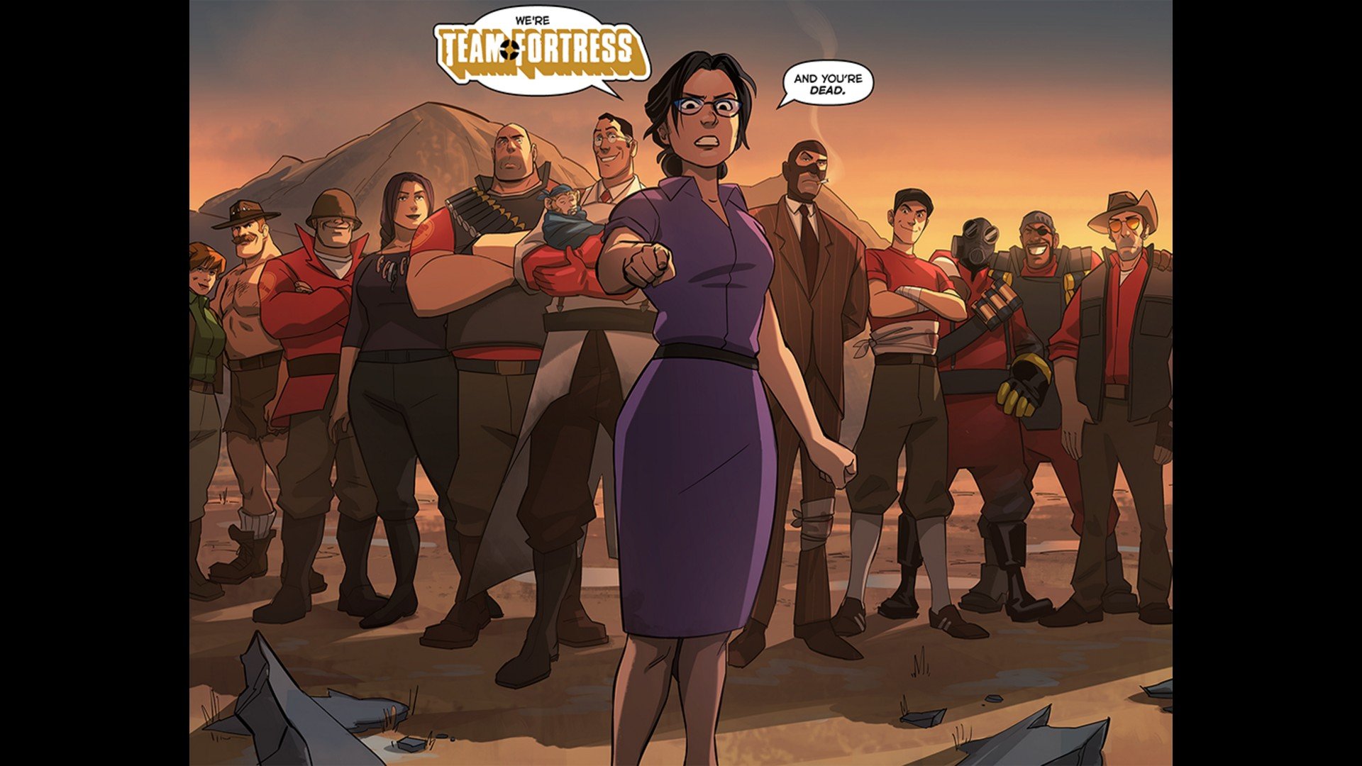 Tf2 Comic 6 - HD Wallpaper 