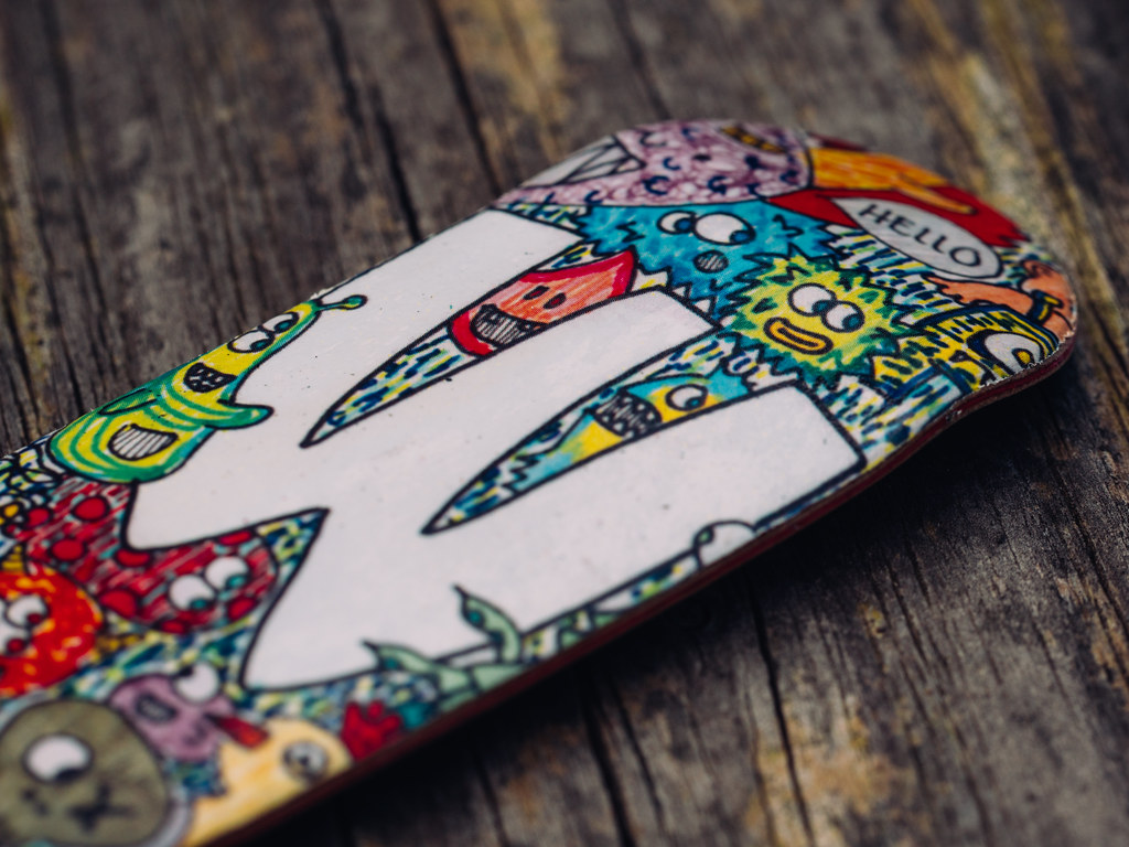 Wiggy Fingerboard Hello Graphic - HD Wallpaper 