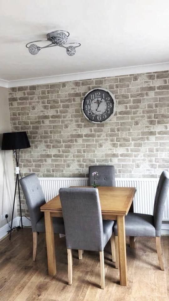 Taupe Grey Brick Wallpaper Examples - HD Wallpaper 