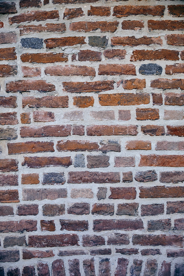Brown And Gray Concrete Block, Texture, Wall, Brick, - Texture Brick - HD Wallpaper 