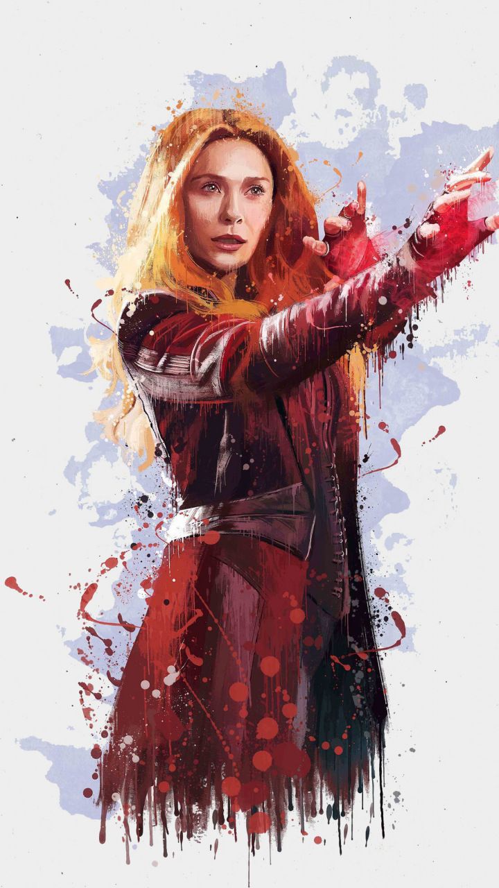 Scarlet Witch Wallpaper Phone - HD Wallpaper 