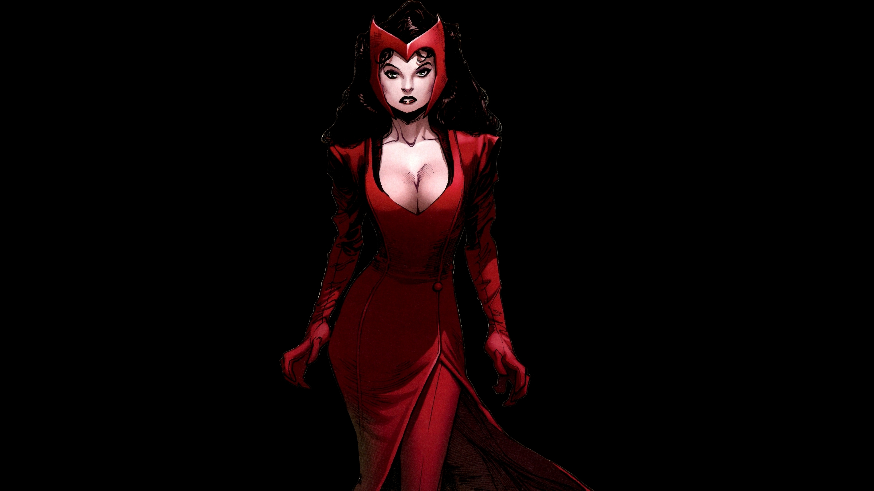 Scarlet Witch Comics Outfits - HD Wallpaper 