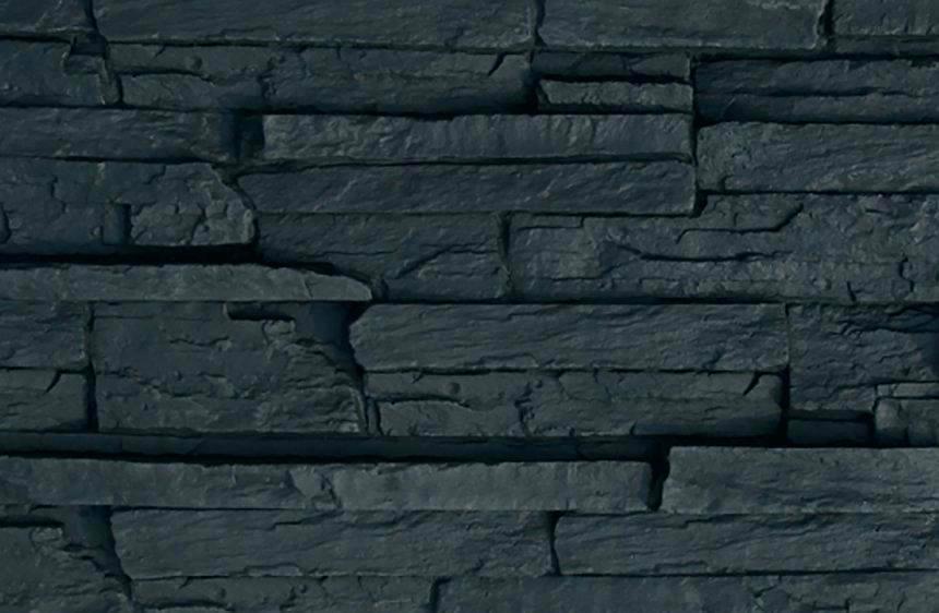 Black Stone Veneer Panel - HD Wallpaper 