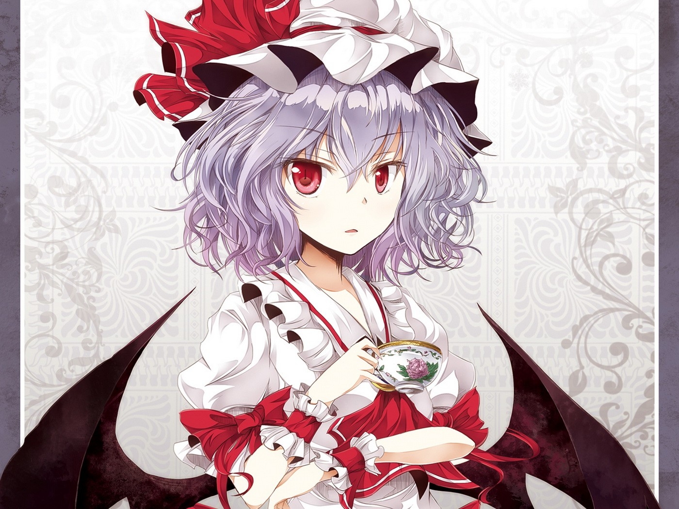 Scarlet Remilia Wallpaper Anime Touhou - HD Wallpaper 