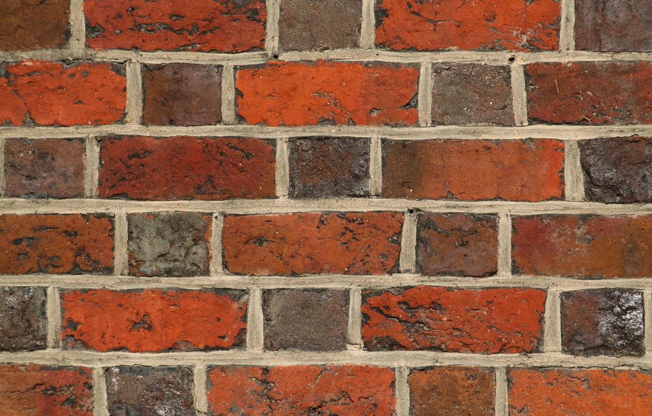 Photo Wallpaper Colorful, Red, Rustic, Bricks, Gray, - Printable Brick Pattern Template - HD Wallpaper 