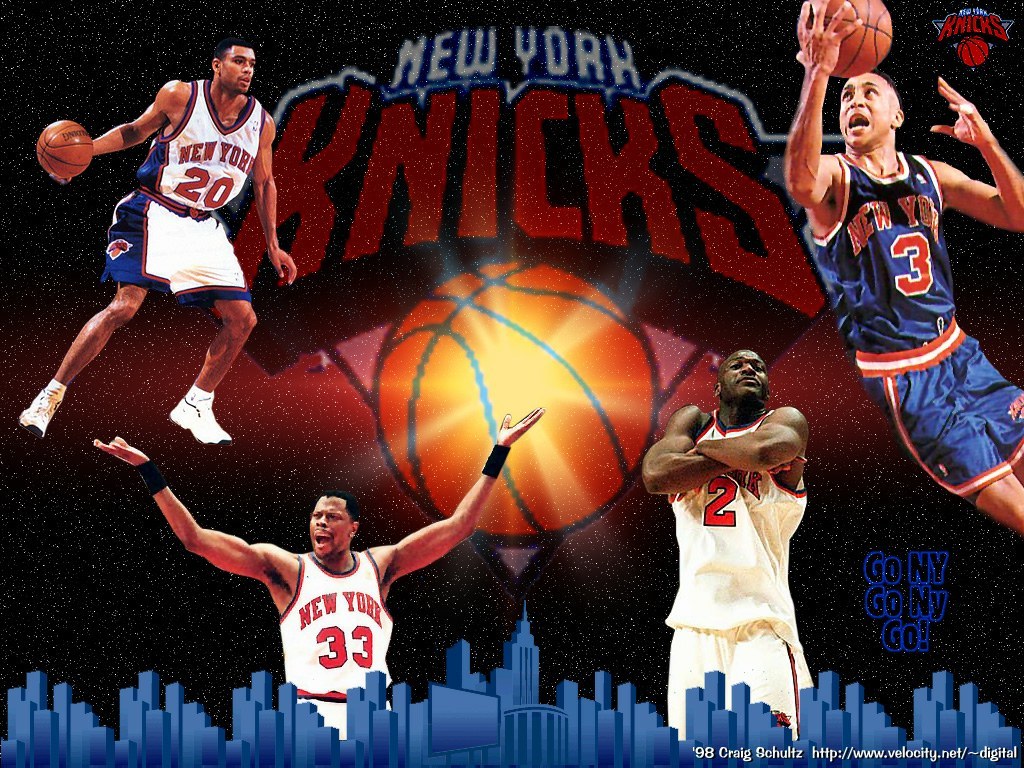 1998 New York Knicks - 1998 New York Knicks Team - HD Wallpaper 